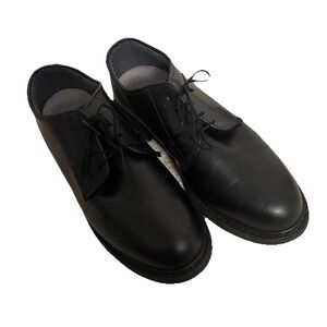 Capps Vibram Shoes Men's Size 8  EW Black Oxford Non Marking Oil Resisting